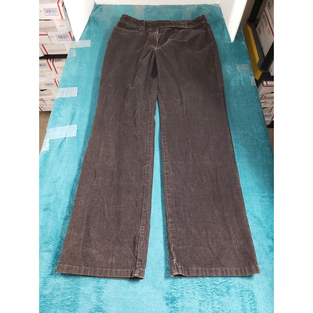 Talbots Women's Straight Leg Jeans in Dark Brown